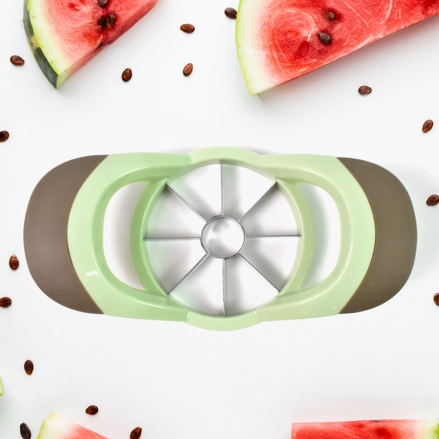 Fruit and Vegetable Cutter Stainless Steel Fruit Separator, 8-cut apple slicer (1 Pc) - Image 4