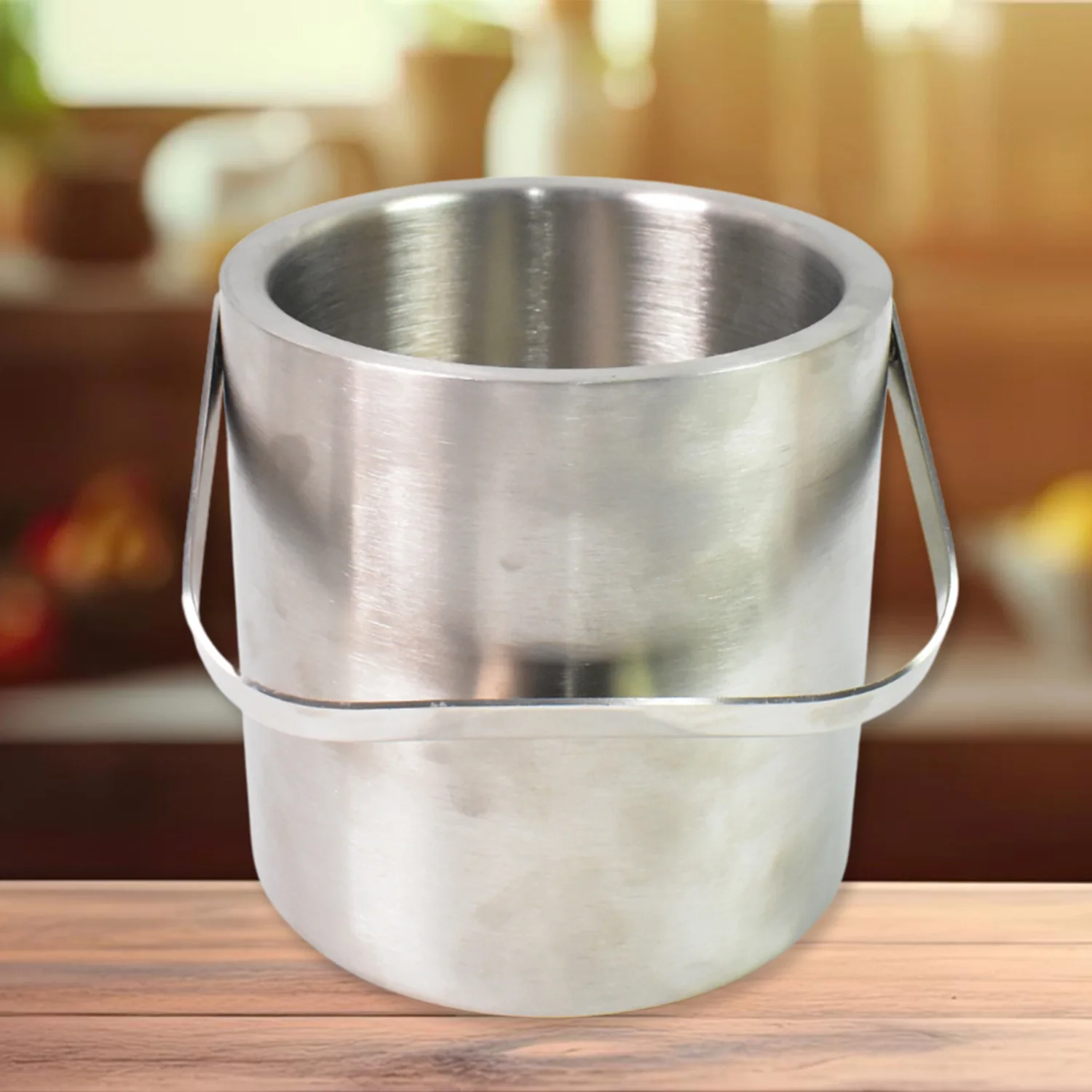 Stainless Steel Ice Buckets with Lid (1.3 Liters Approx) - Image 4