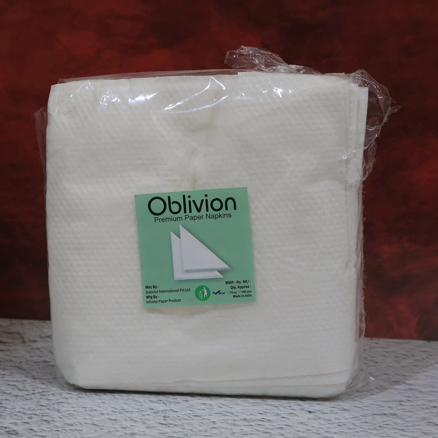 Soft & Absorbent Disposable Tissue Paper / Napkins Set (50 Pc) - Image 10