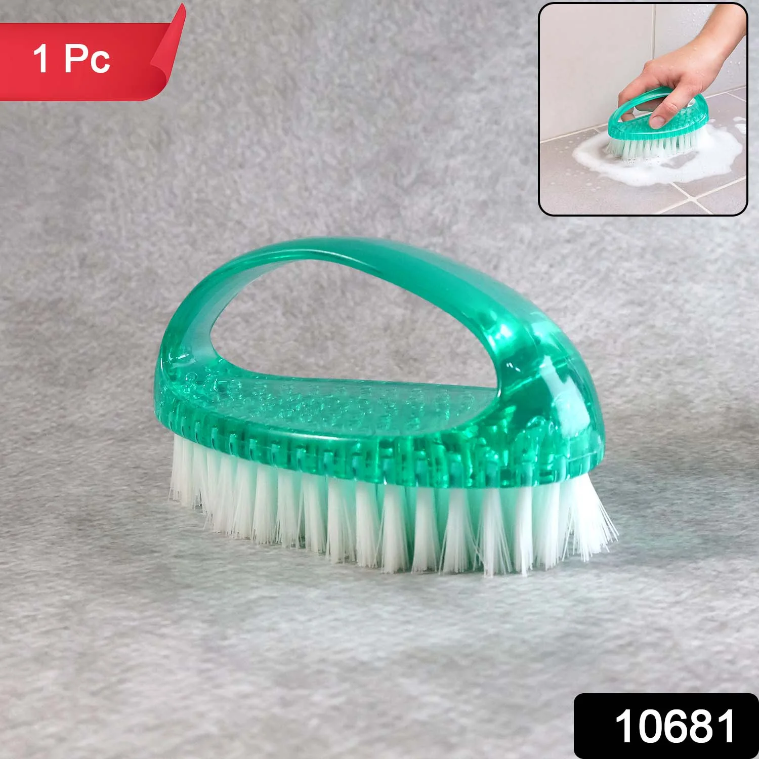 Heavy-Duty Multi-Purpose Cleaning Brush with Ergonomic Handle (1 Pc) - Image 2