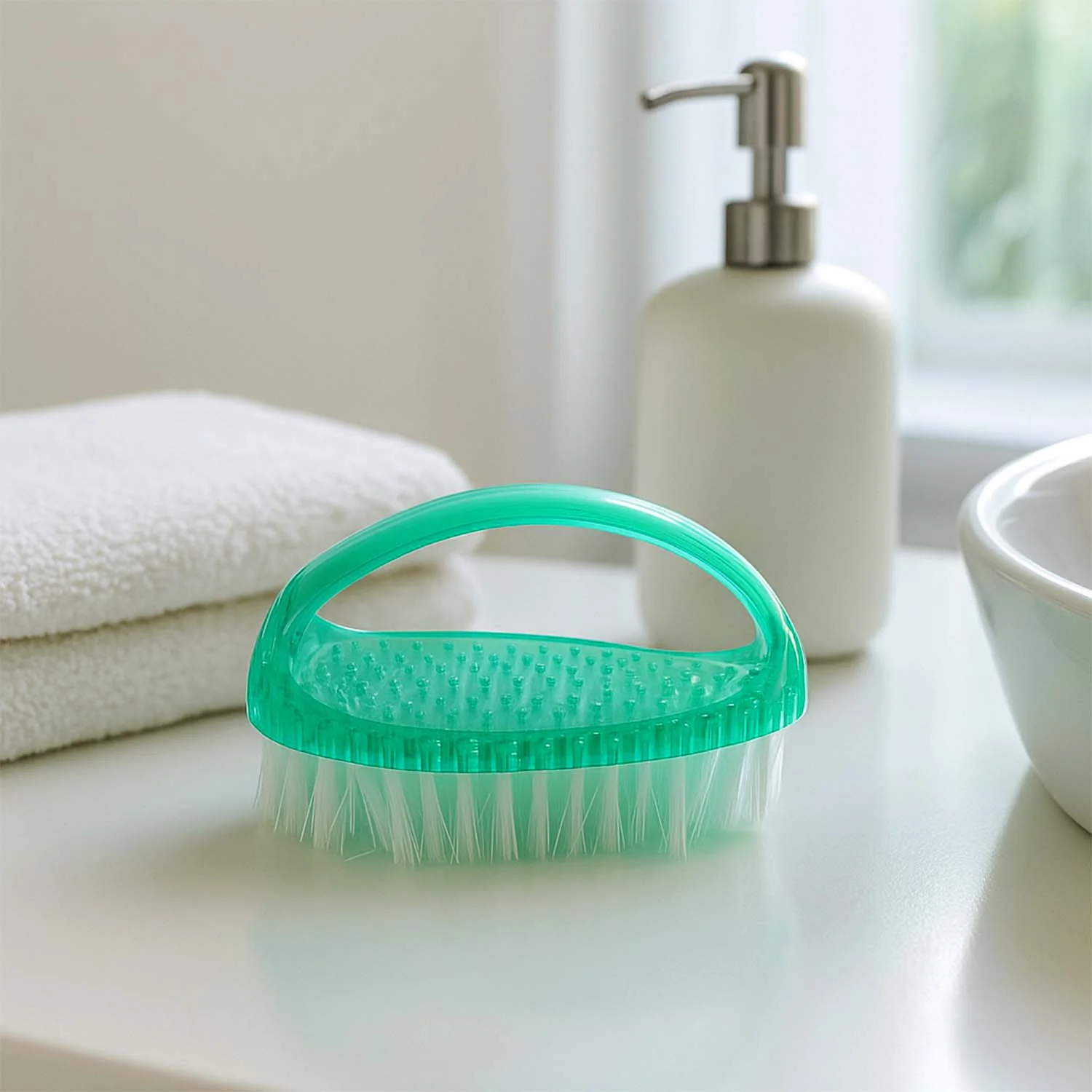 Heavy-Duty Multi-Purpose Cleaning Brush with Ergonomic Handle (1 Pc) - Image 4