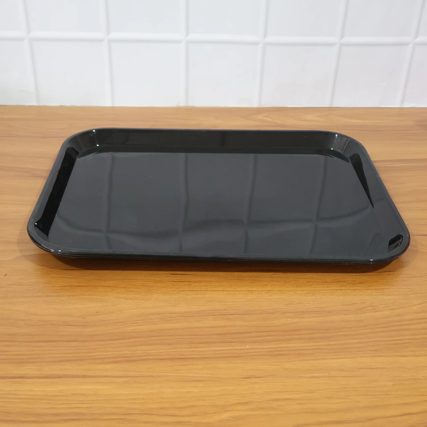 Plastic Serving Tray / Plate – 40 × 30 cm (1 Pc / Black) - Image 7