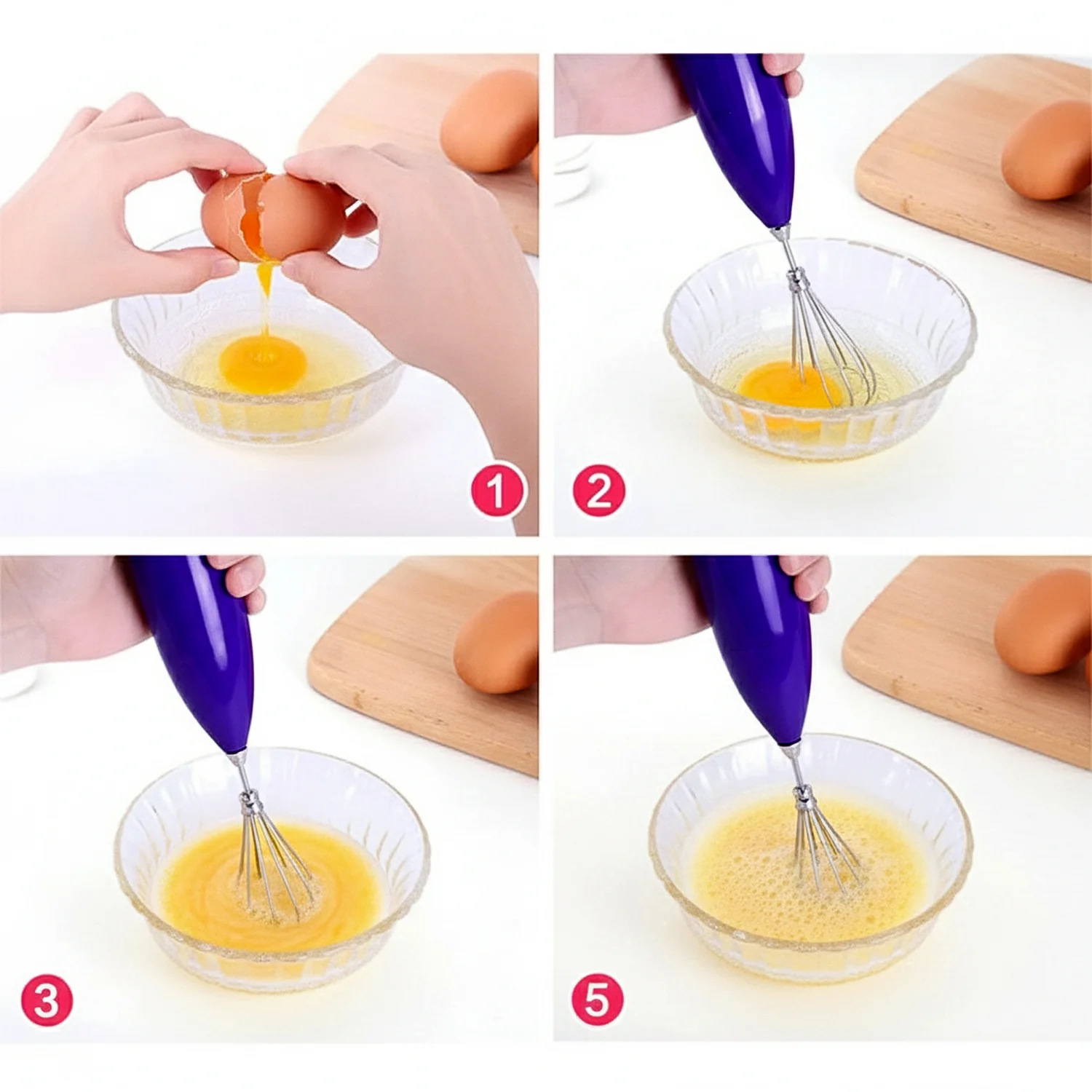 Handheld Mixing & Frothing Blender for Coffee, Milk, Tea (1 Pc) - Image 4