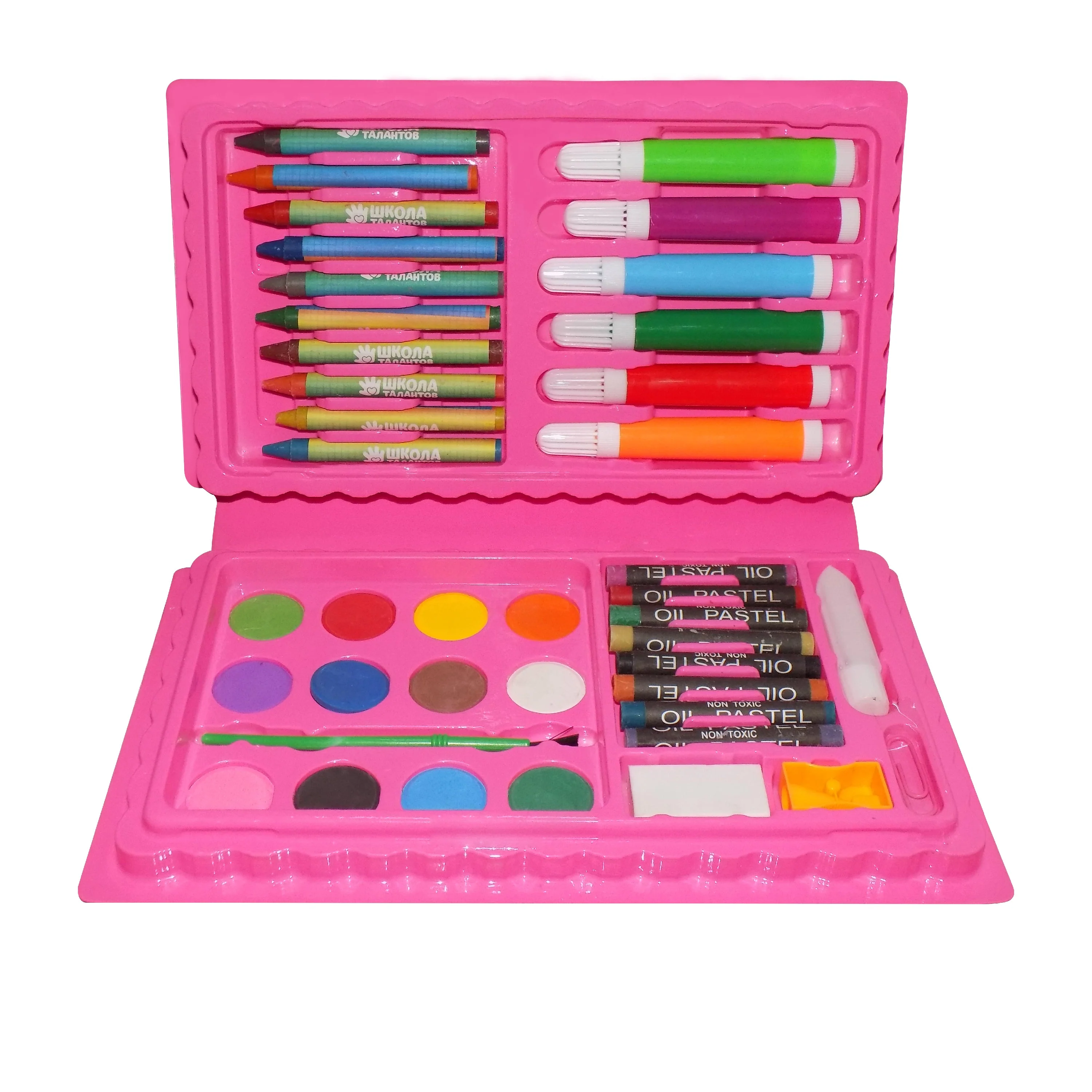 Coloring Combo Colors Box Color Pencil, Crayons, Water Color, Sketch Pens Set of 42 - Image 5