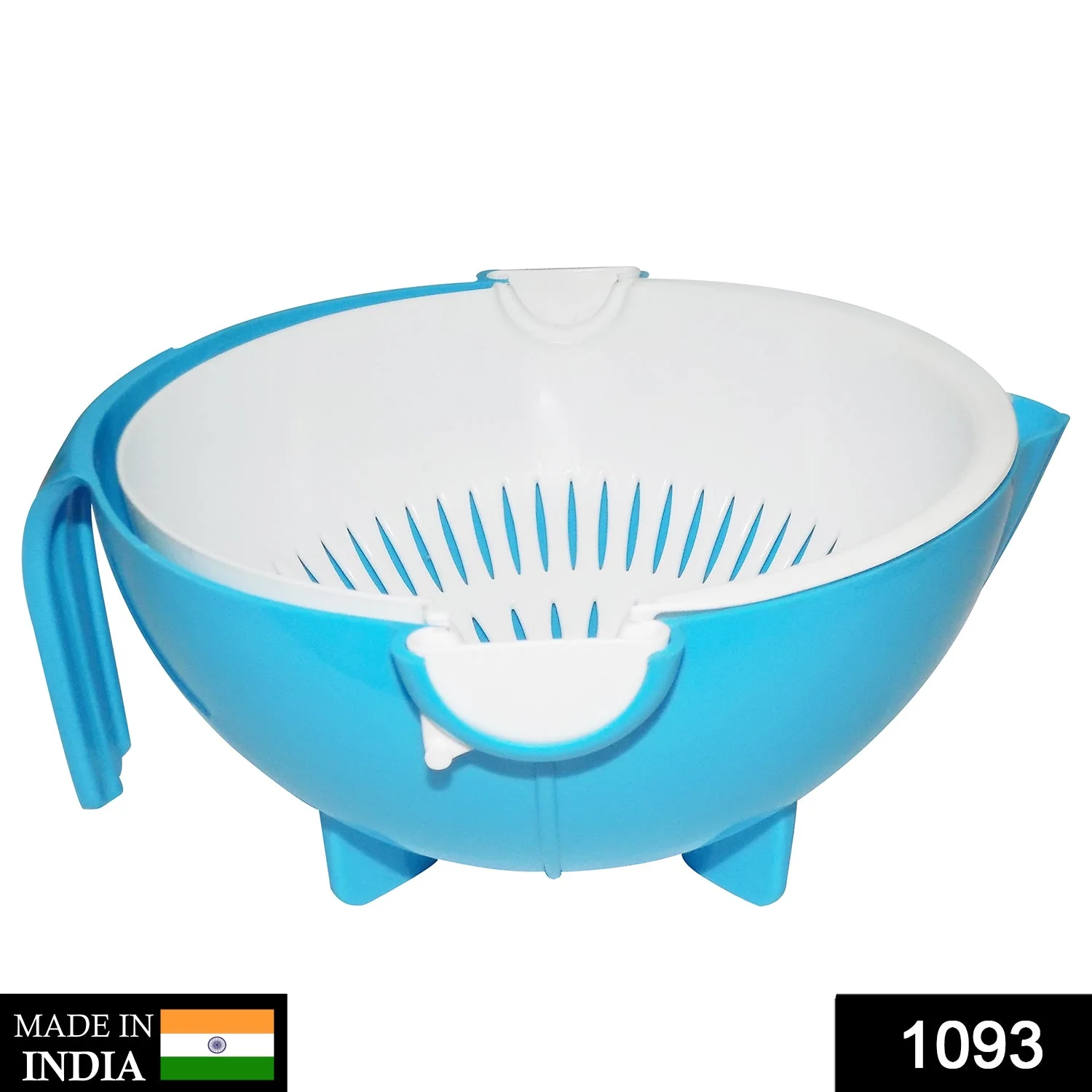 Multi-Functional Washing Fruits and Vegetables Bowl & Strainer with Handle - Image 3