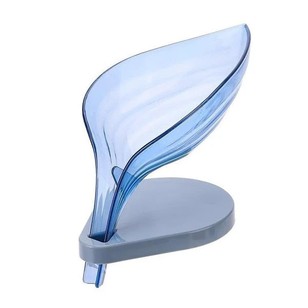 Leaf Shape Soap Box Self Draining Bathroom Soap Holder - Image 4