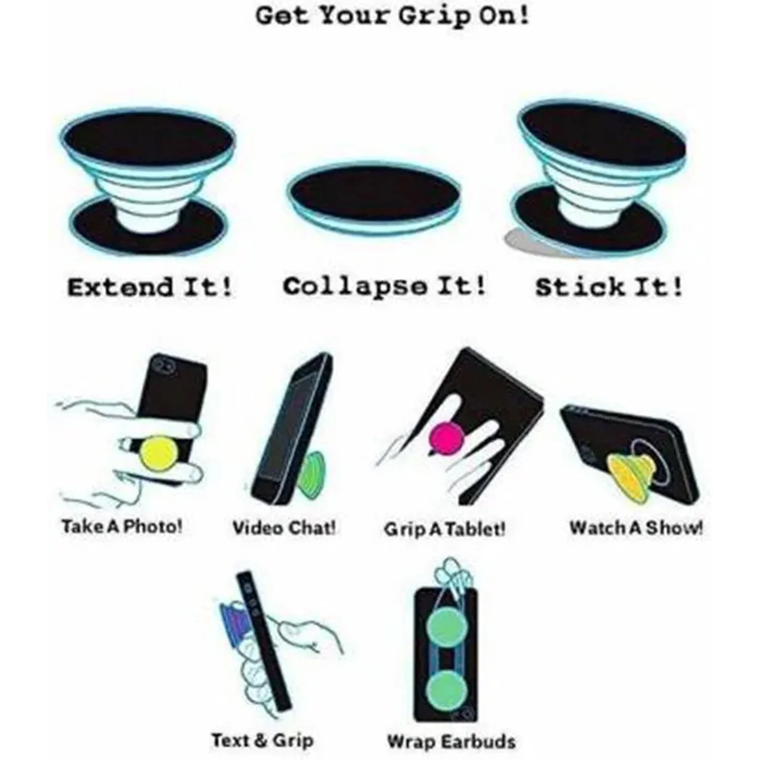 10Pcs Mobile Holder With Transparent pouch - Image 7