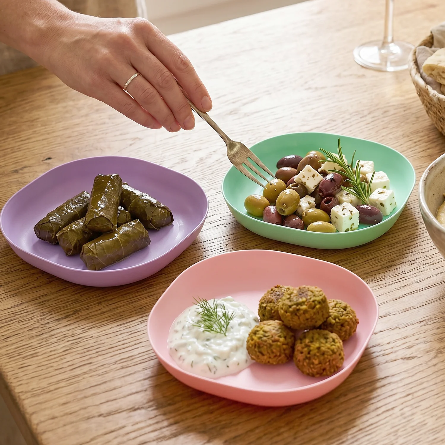 11 in 1 Multipurpose Plastic Snack Serving Tray Plates  (1 Set) - Image 5