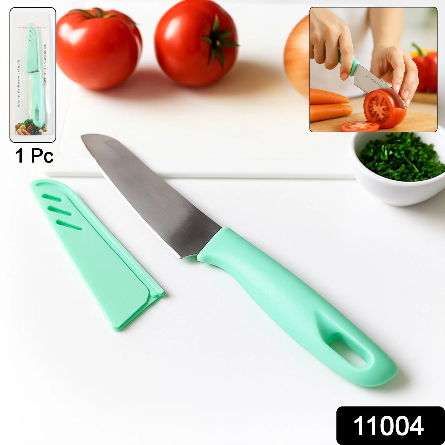 High-Quality Stainless Steel Kitchen Knife, Chhari (1 Pc) - Image 2