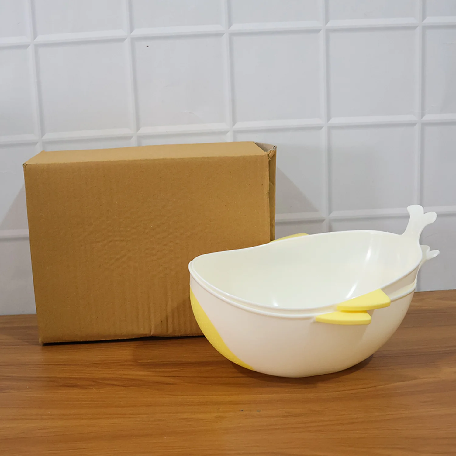 Plastic Rice Pulses Fruits Vegetable Noodles Pasta Washing Bowl and Strainer (2 Pc) - Image 10