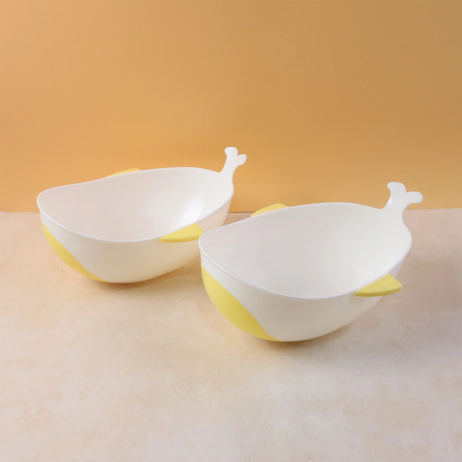 Plastic Rice Pulses Fruits Vegetable Noodles Pasta Washing Bowl and Strainer (2 Pc) - Image 8