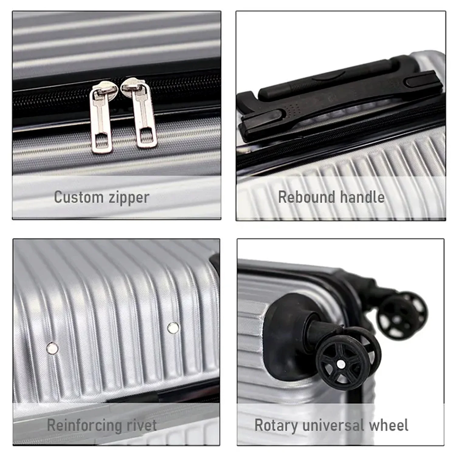 Trolley Bag for Men & Women, Multi Color, Set of 2 (Big & Small) - Image 4