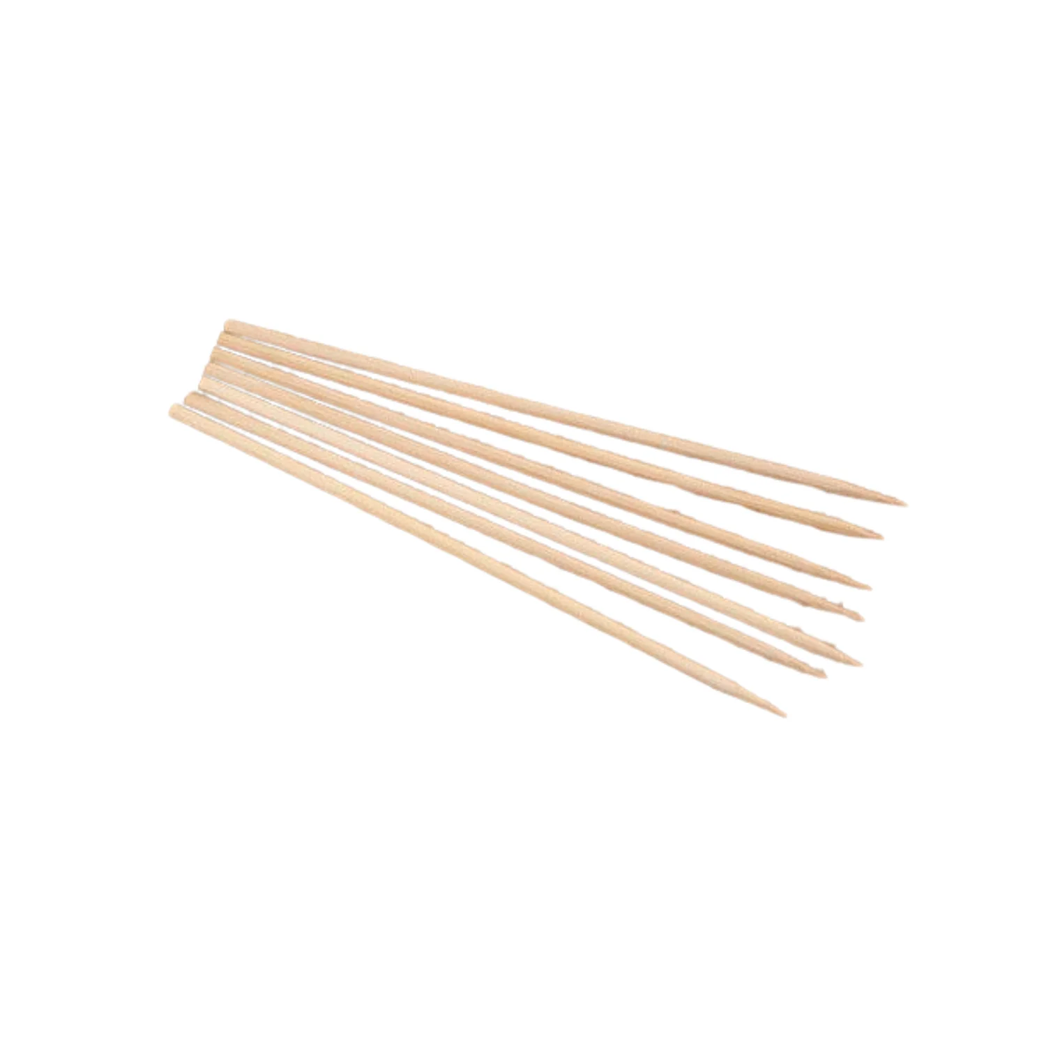 Camping Wooden Color Bamboo BBQ Skewers   Fountain Bamboo BBQ Sticks (30cm) - Image 4