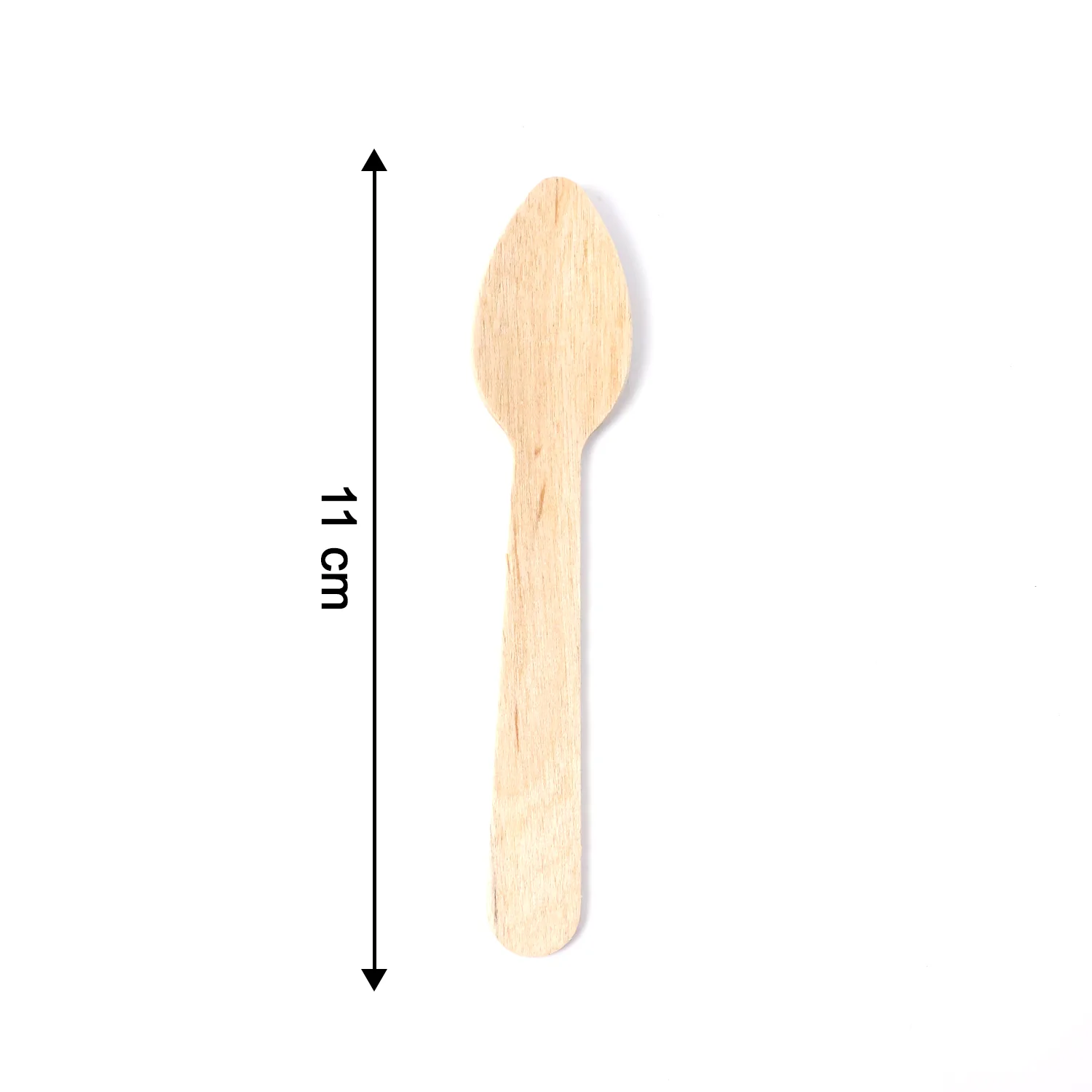 110mm Wooden Tea Spoon – 30 Pcs Pack - Image 4