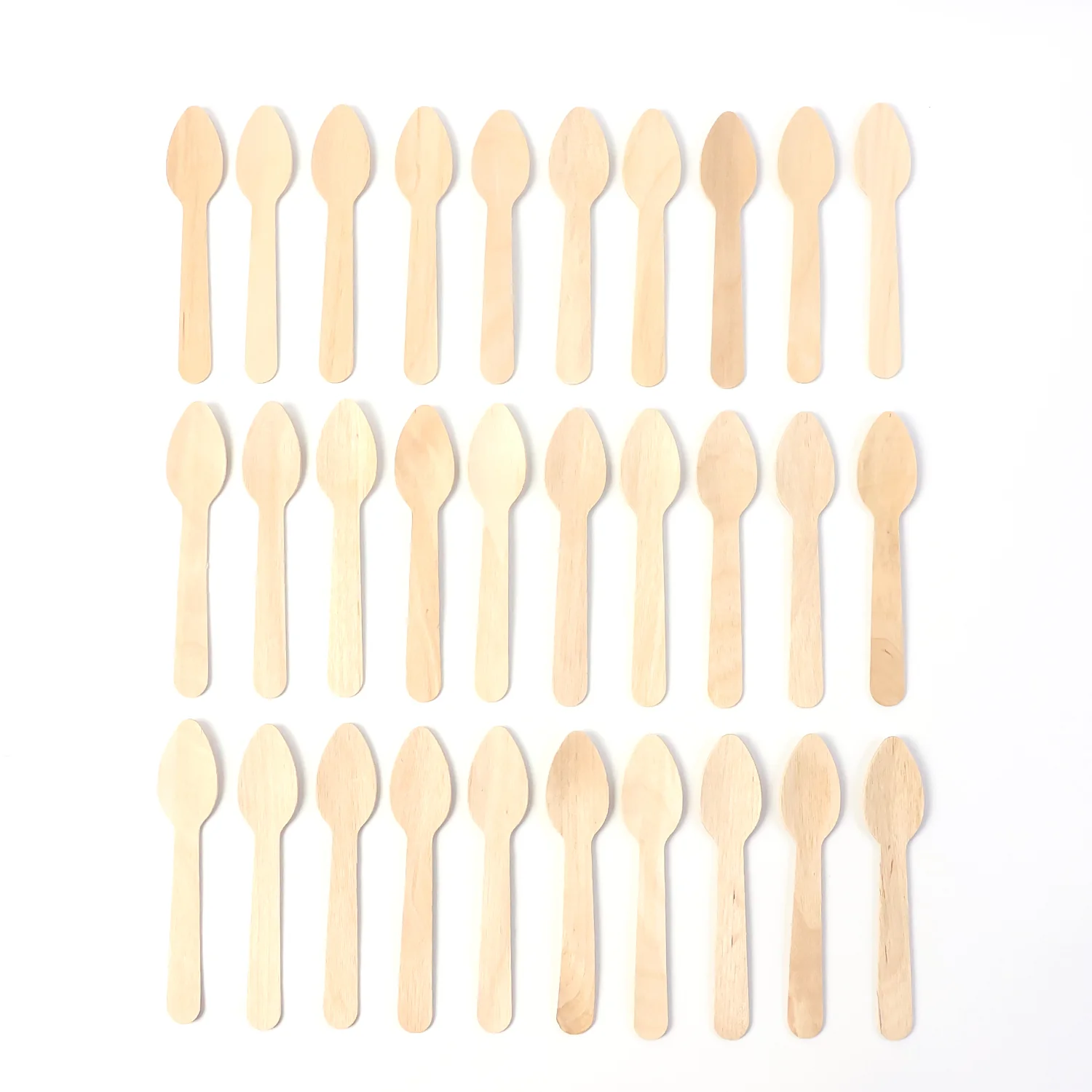 110mm Wooden Tea Spoon – 30 Pcs Pack - Image 5