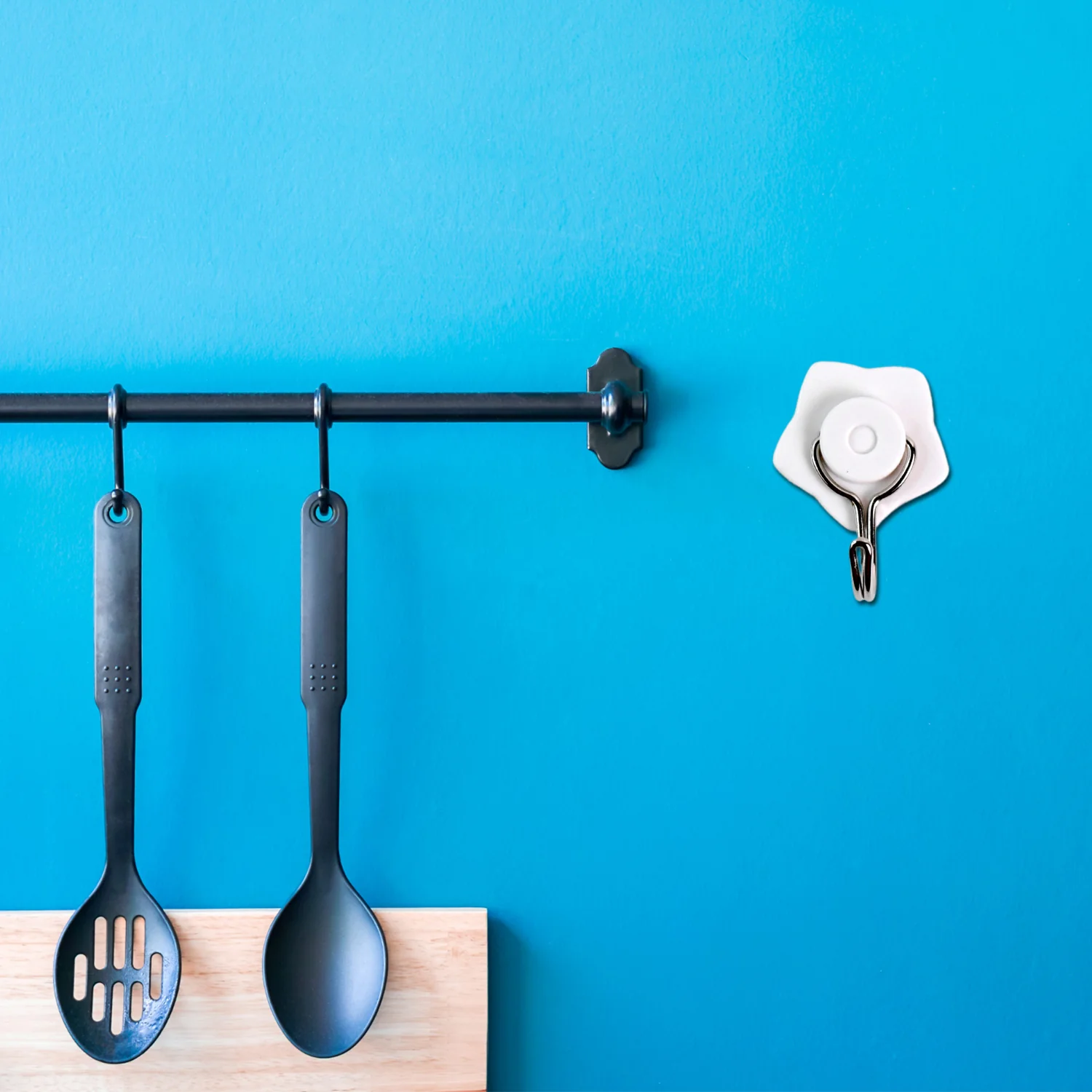 Multipurpose Self Adhesive Plastic Wall Hooks - 6 pcs - Image 6