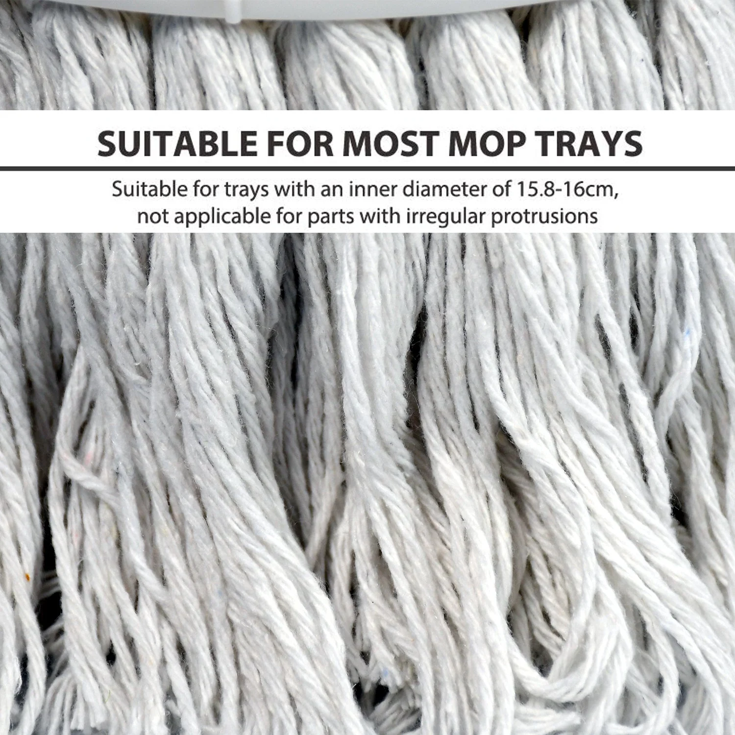 Microfiber Spin Mop Head – Round Shape Standard Size Refill for All Mop Types - Image 6