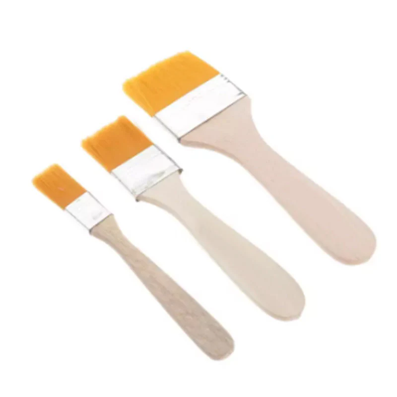 Artistic Flat Painting Brush - Set of 3 - Image 4