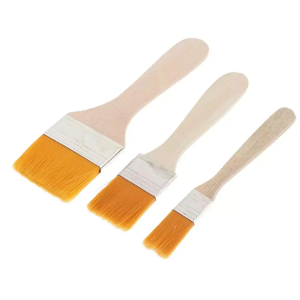 Artistic Flat Painting Brush - Set of 3 - Image 6