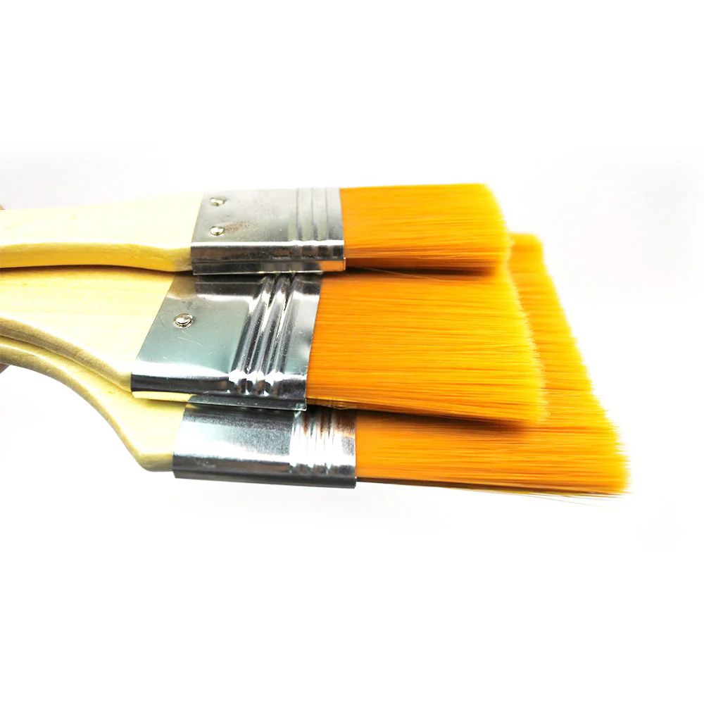 Artistic Flat Painting Brush - Set of 3 - Image 7
