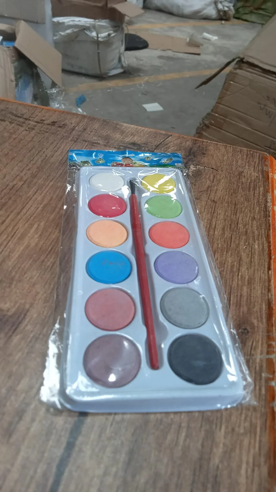 Painting Water Color Kit - 12 Shades and Paint Brush (13 Pcs) - Image 10