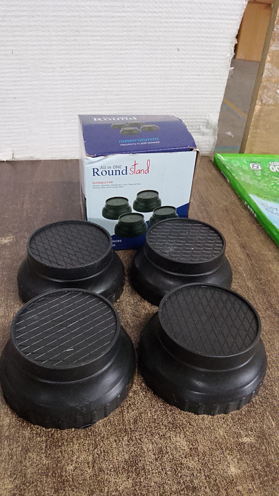 Multi-Purpose 4 Pieces Round Plastic Legs Foot and Stand - Image 8