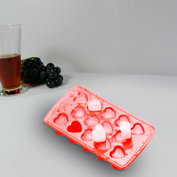 Heart Shape Ice Cube & Candy Tray – 14 Cavities (Multicolor) - Image 8