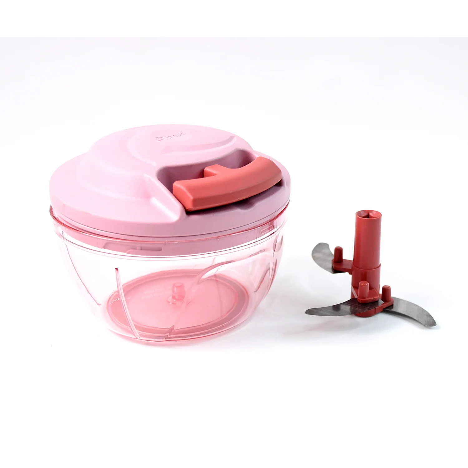 Apex Power-X Triple Stainless Steel Blades and Hand-Pull Vegetable Chopper (500Ml) - Image 5