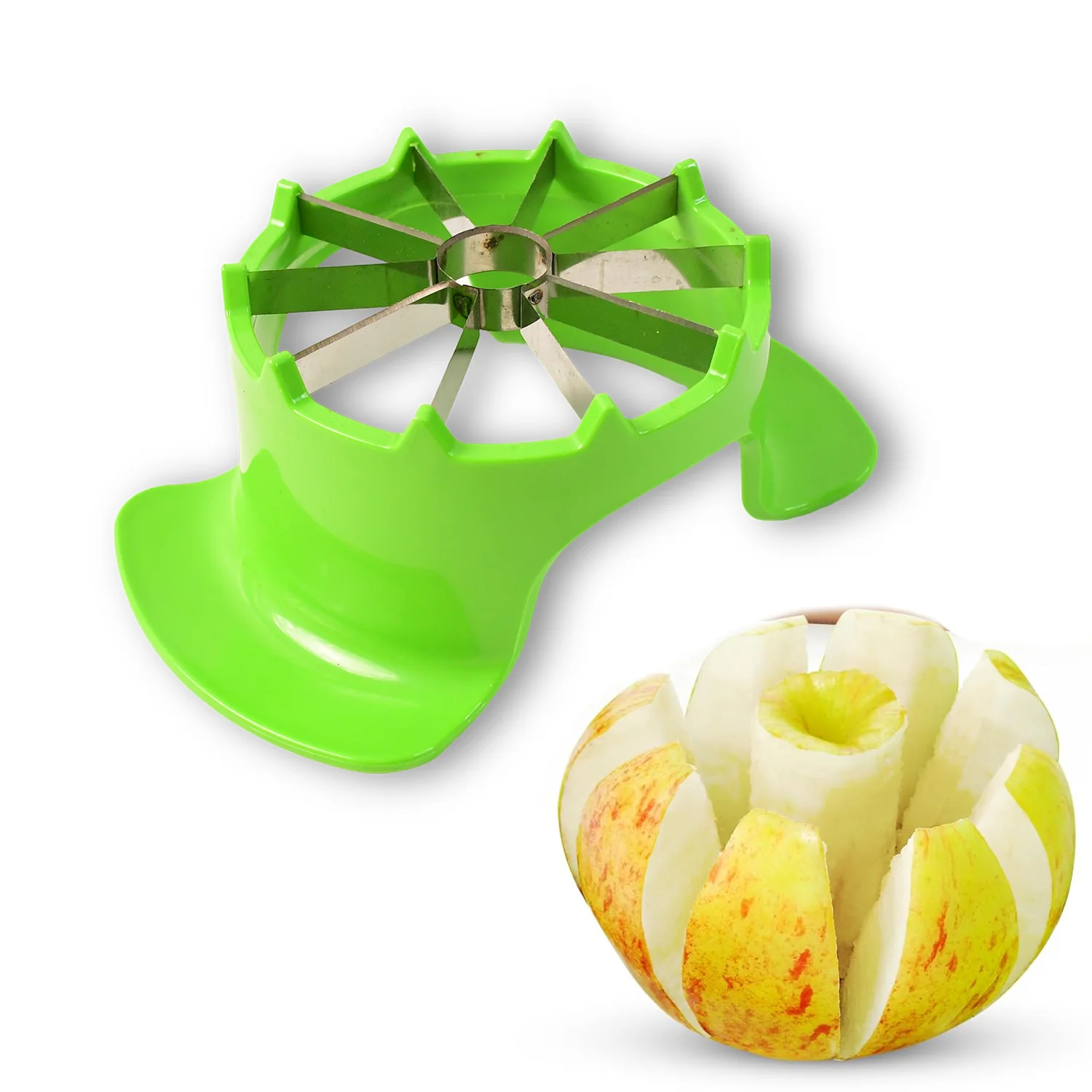Apex Apple Cutter with Container – Unbreakable ABS Body & Stainless Steel Blades - Image 10
