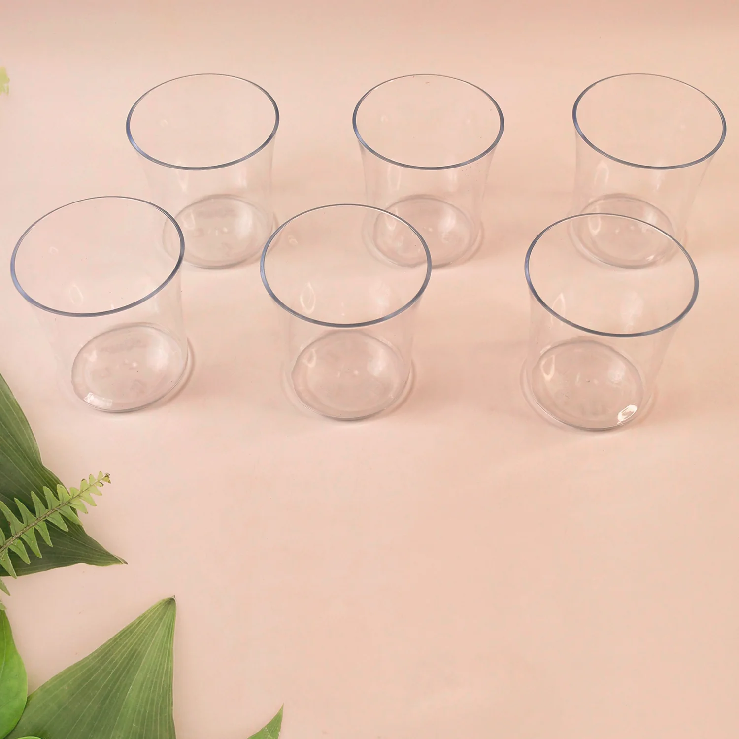 Apex Welcome Plastic Glass Set for Daily Use – Set of 6 - Image 7