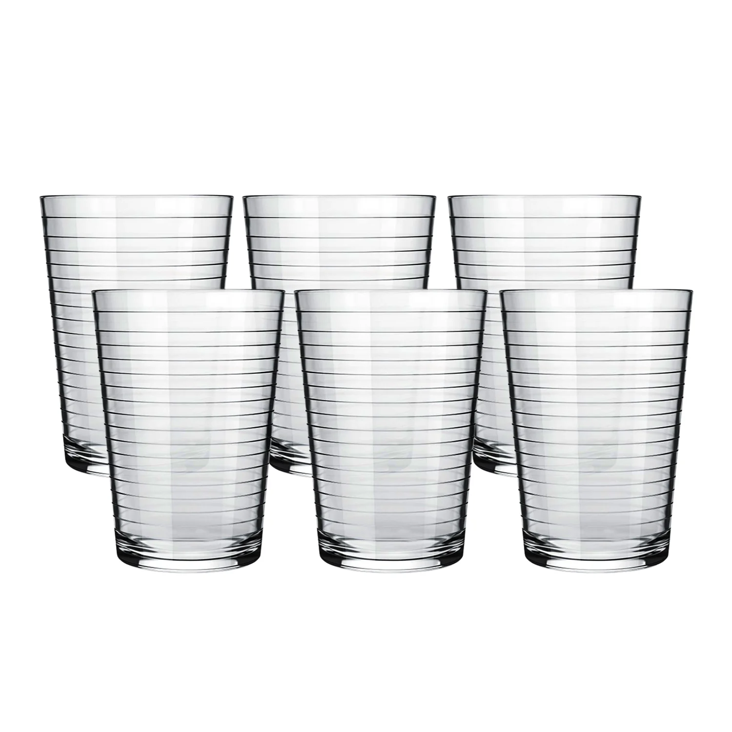 Apex Pyramid Ringo Plastic Glass – 300ml Approx | Durable, Crystal-Clear Tumbler - Image 5
