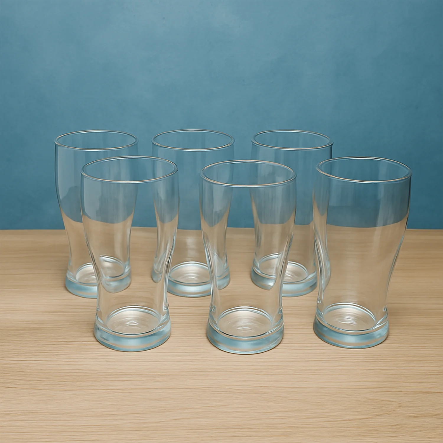 Apex Vista Unbreakable Pitcher Glass Set – 350 ML (Approx) | 6-Piece - Image 4
