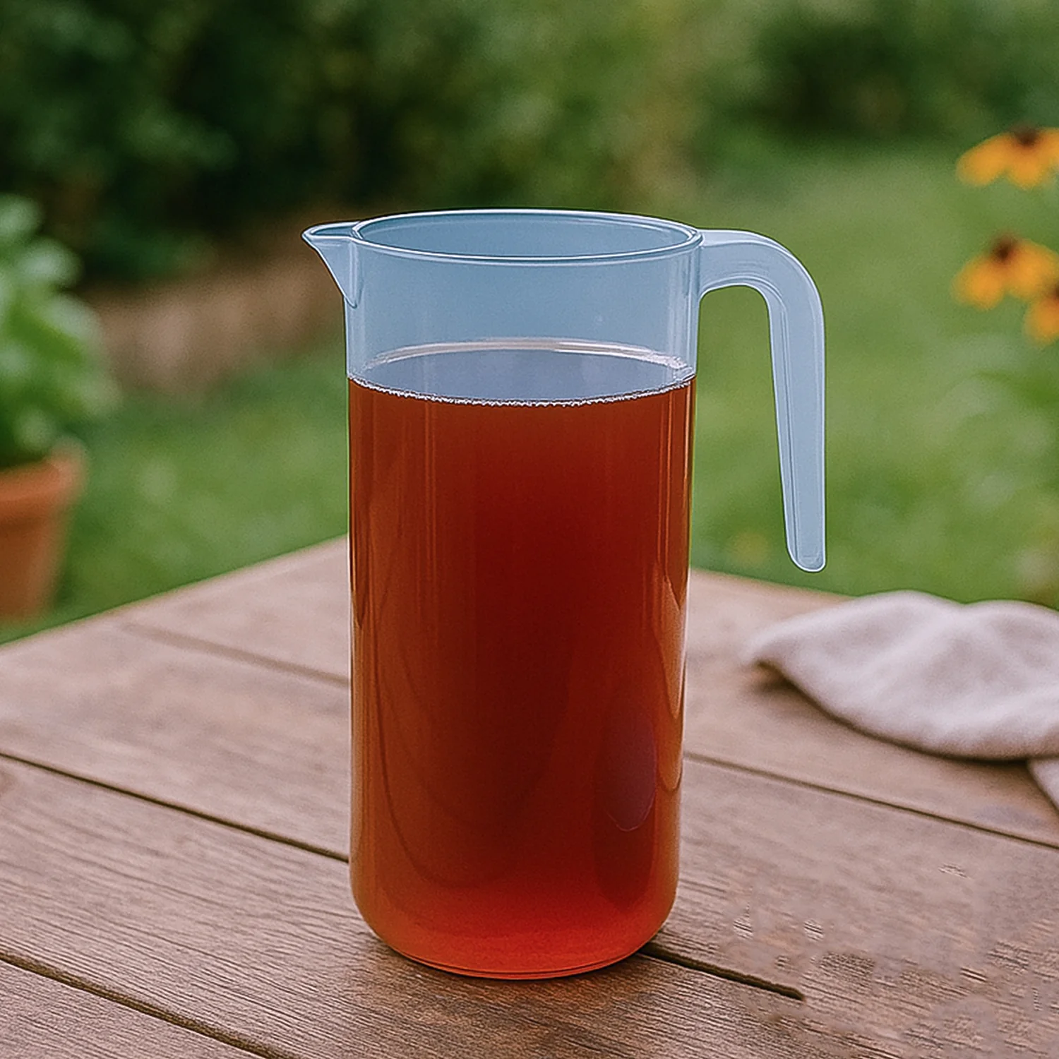 Apex Crystal Premium Jug with Lid & 4 Pcs Glass (1500 ML / 300 ML Approx / 5 Pcs Set) - Image 3