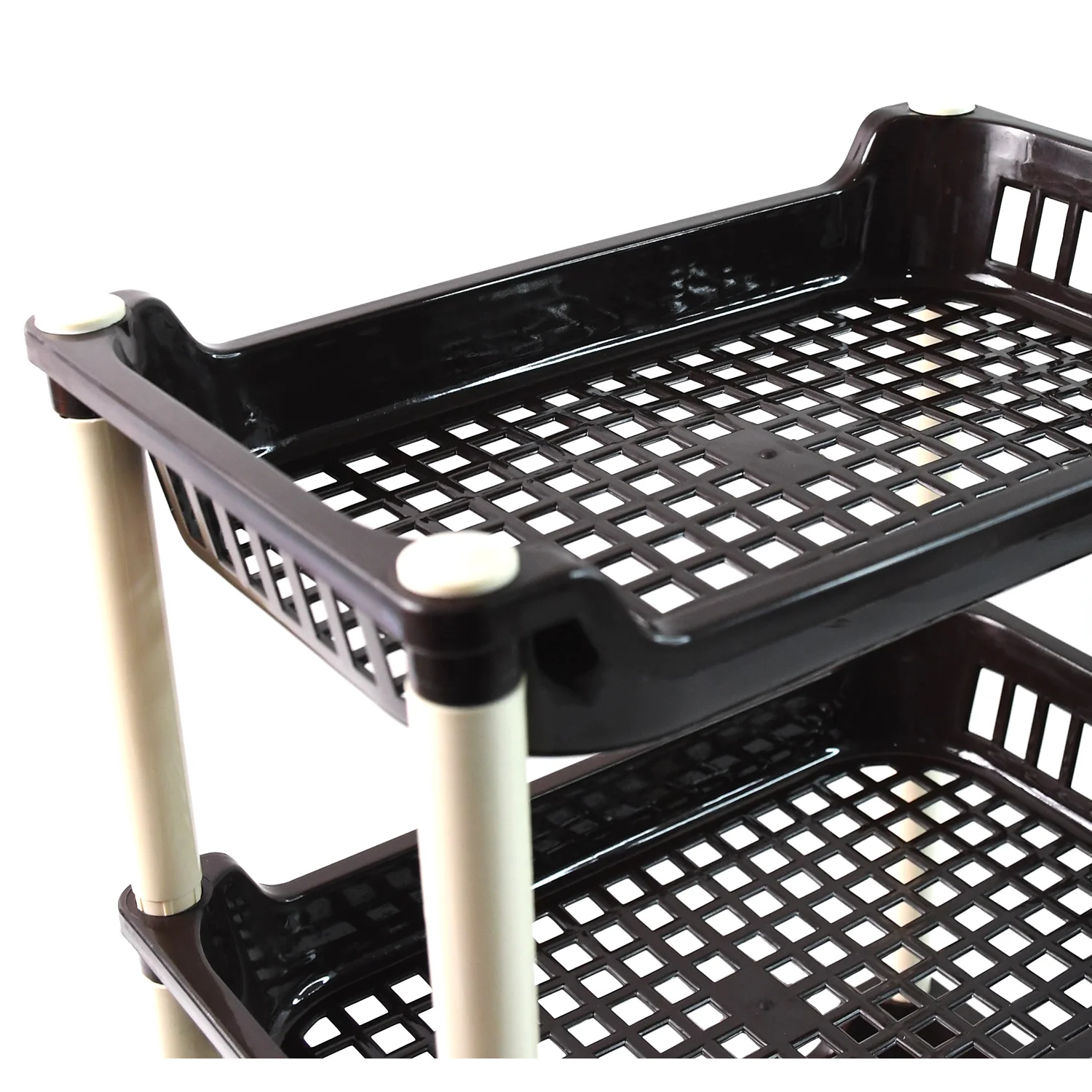 Apex Small Multiuse Plastic Storage Rack Organizer 3-Tier - Image 6