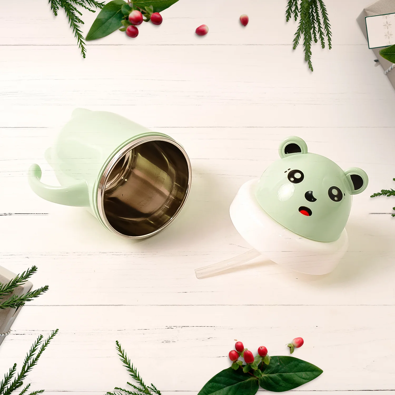 Apex Sipper Baby Cup Training Cup Handles – Spill Proof & Leak Proof (300 ML Approx) - Image 3