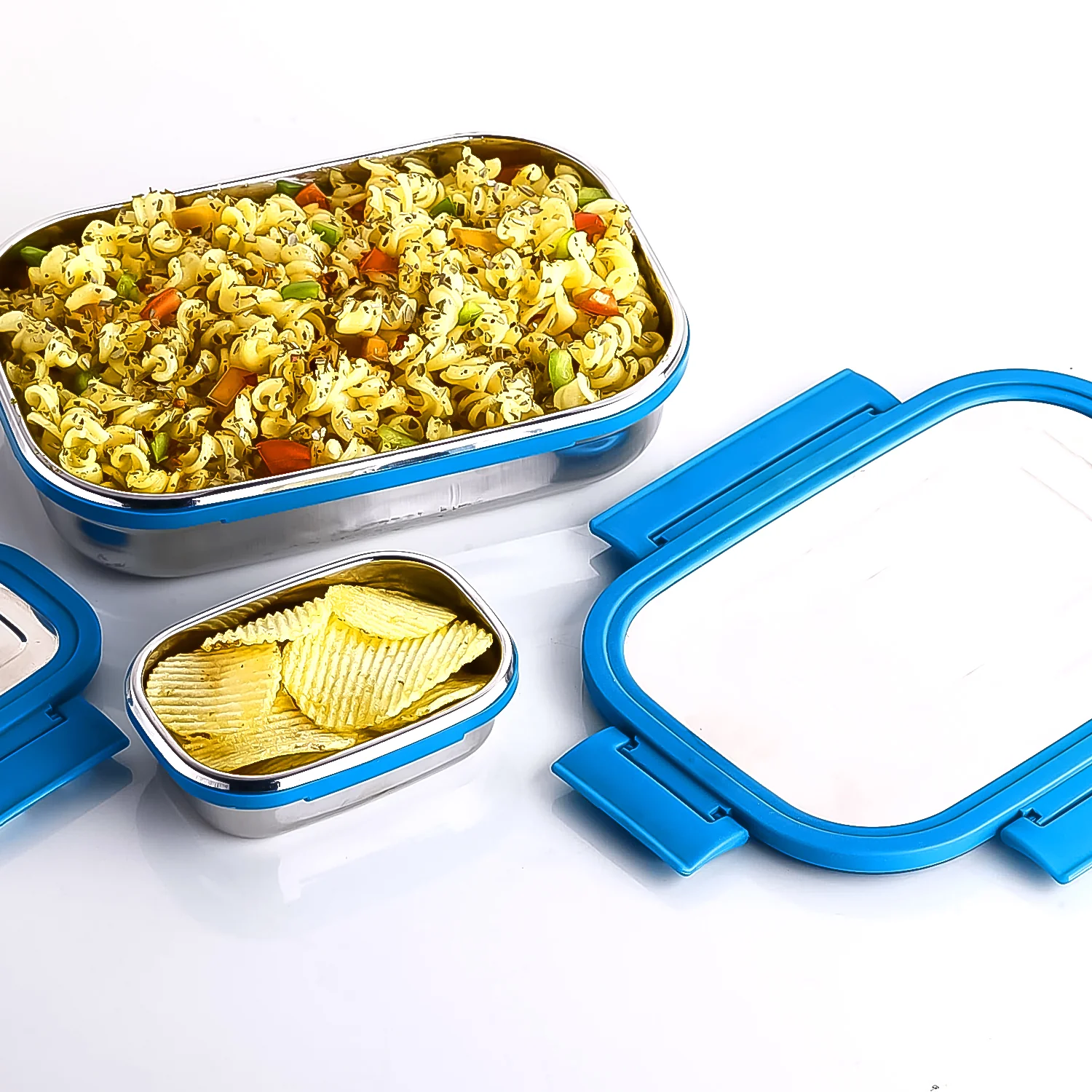 Apex Jerry Lunch Box Stainless Steel Food Container (2 Pc / 700+200 ML Approx) - Image 6