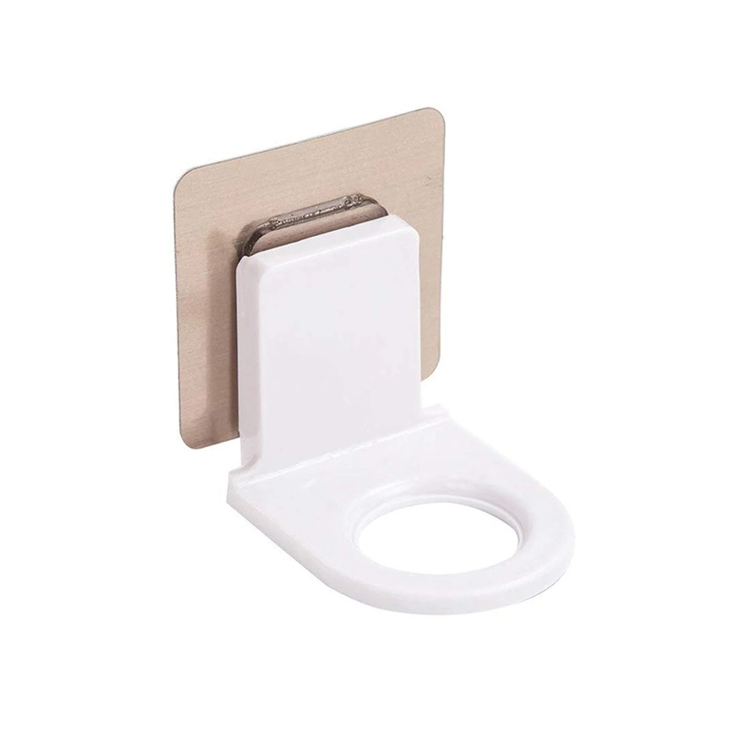 Wall-Mounted Adhesive Hook for Shampoo & Soap, Strong Hold (1pc) - Image 4