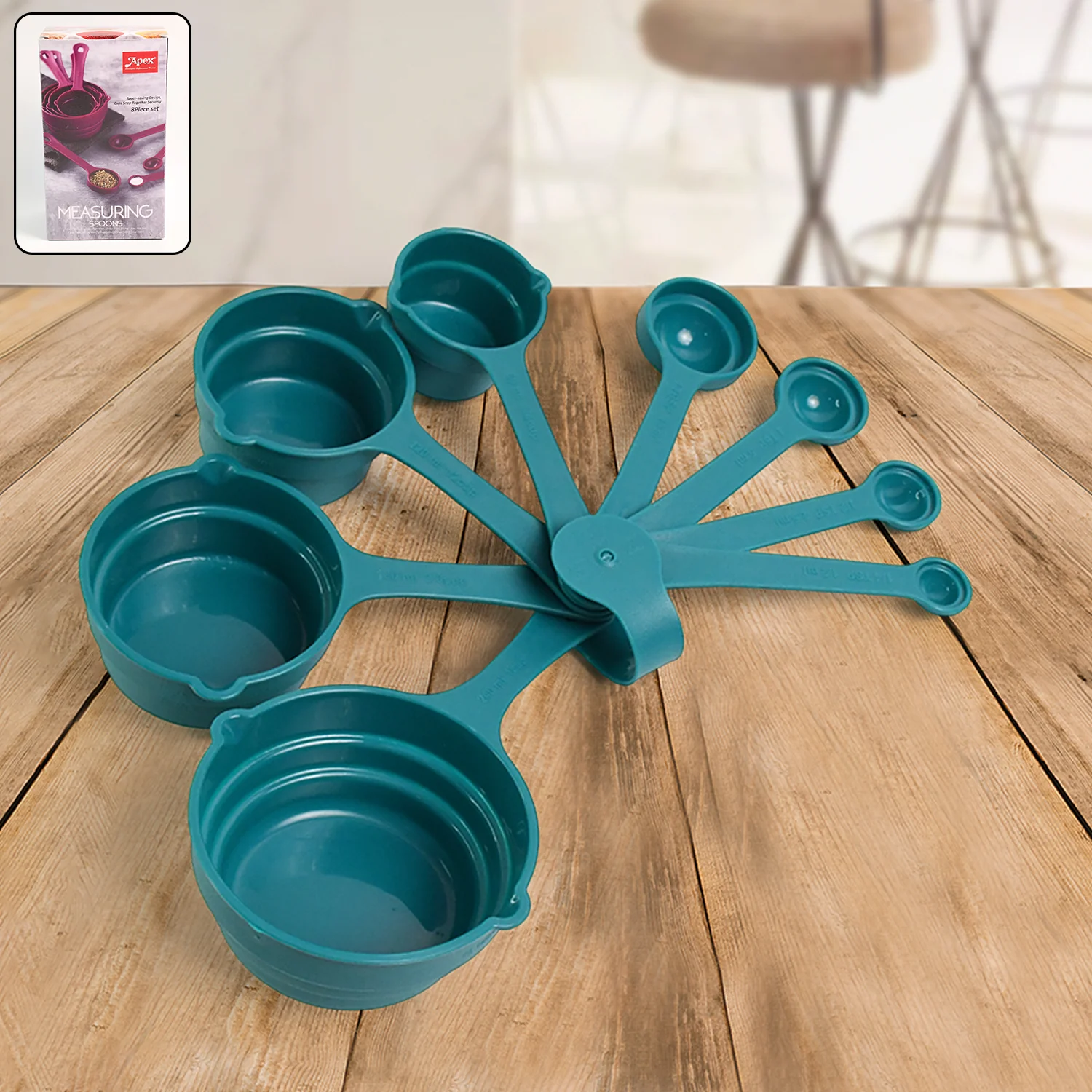 Apex 8-Piece Measuring Spoons and Cups Set - Image 3