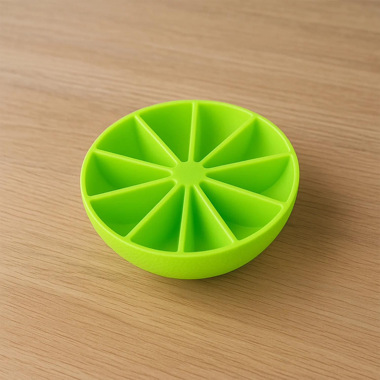 Lemon Shape Flexible Silicone Ice Cube Tray – 8-Slot Round Ice Mold (1 Pc) - Image 6