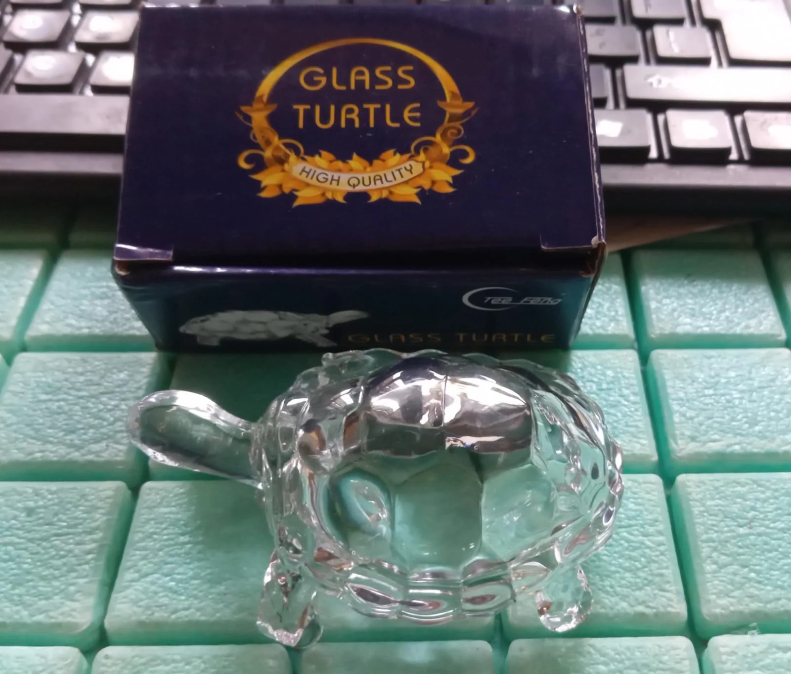 Crystal Glass Turtle-Tortoise for Feng Shui and Vastu - Image 8