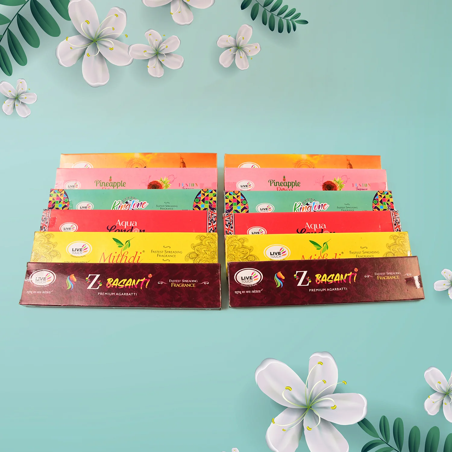 12 in 1 Long-Lasting Scented Incense Agarbatti (12 Box Set) - Image 2