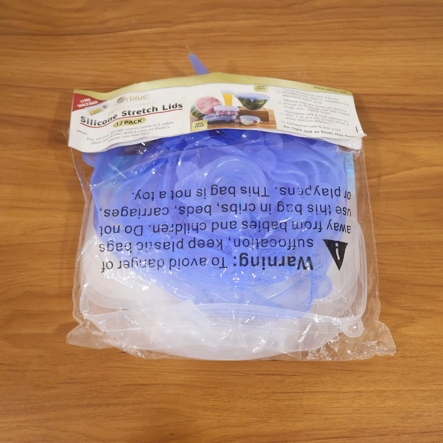 12 Peace Reusable Stretch Lids Set with 2 Storage Pouches – Flexible Food Cover Lids - Image 9