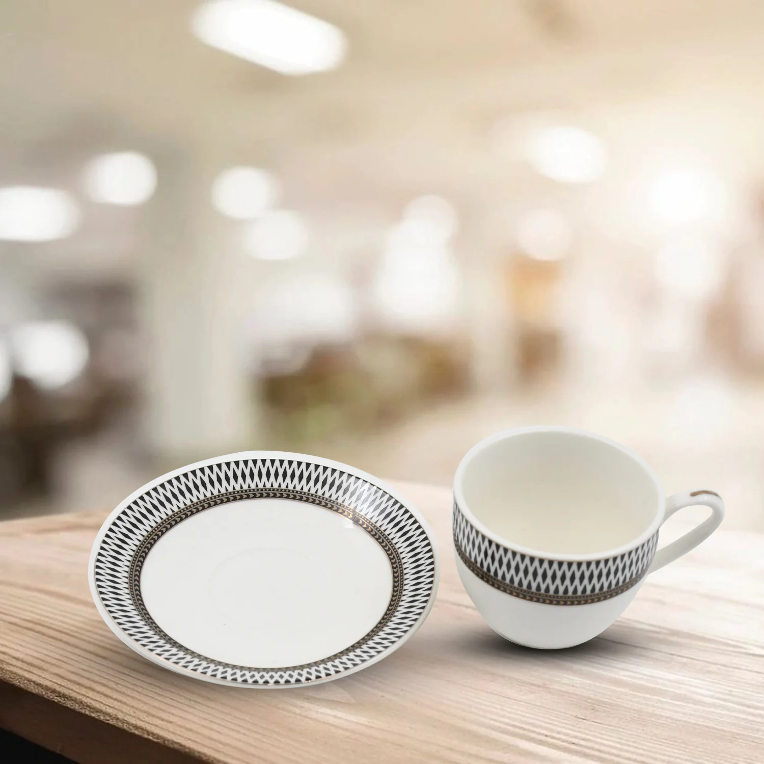 Ceramic Tea / cups and Saucer / Rakabi Set of 12 Pcs - Image 3