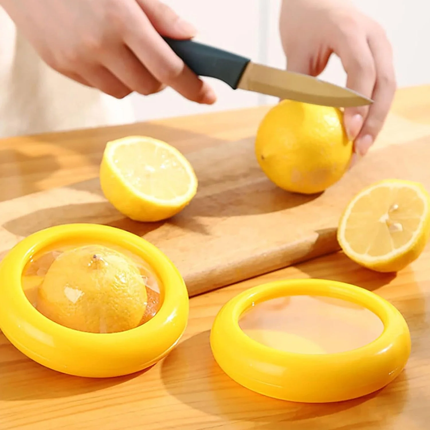 Vegetable Container Premium Fruits Saver Keeper (1 Pc / Yellow) - Image 2