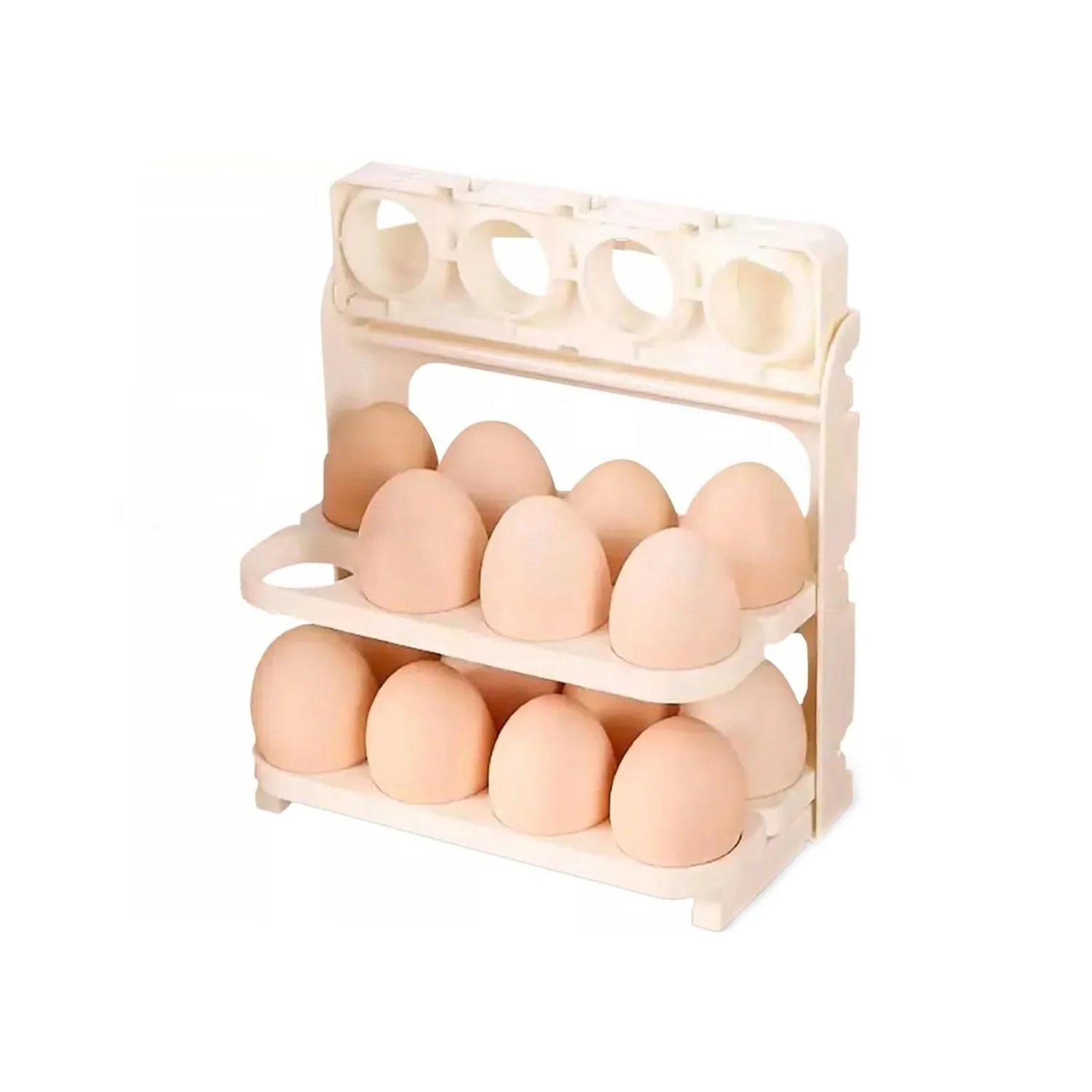 Plastic Foldable Egg Tray | 24 Grid Egg Storage Box (1 Pc) - Image 5