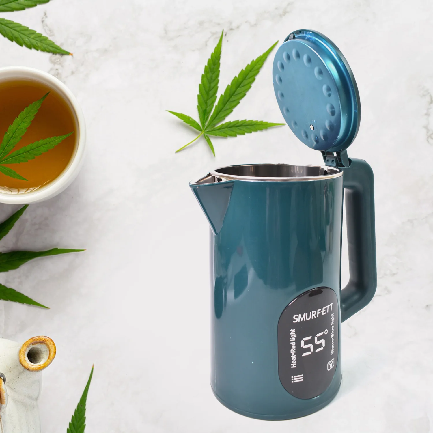 Temperature display electric kettle 55 degrees (1500W, 2.5 Ltr. / 1 Pc) - Image 3