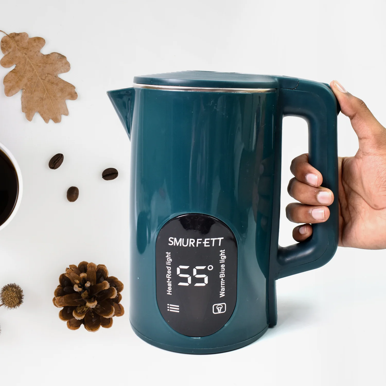 Temperature display electric kettle 55 degrees (1500W, 2.5 Ltr. / 1 Pc) - Image 6