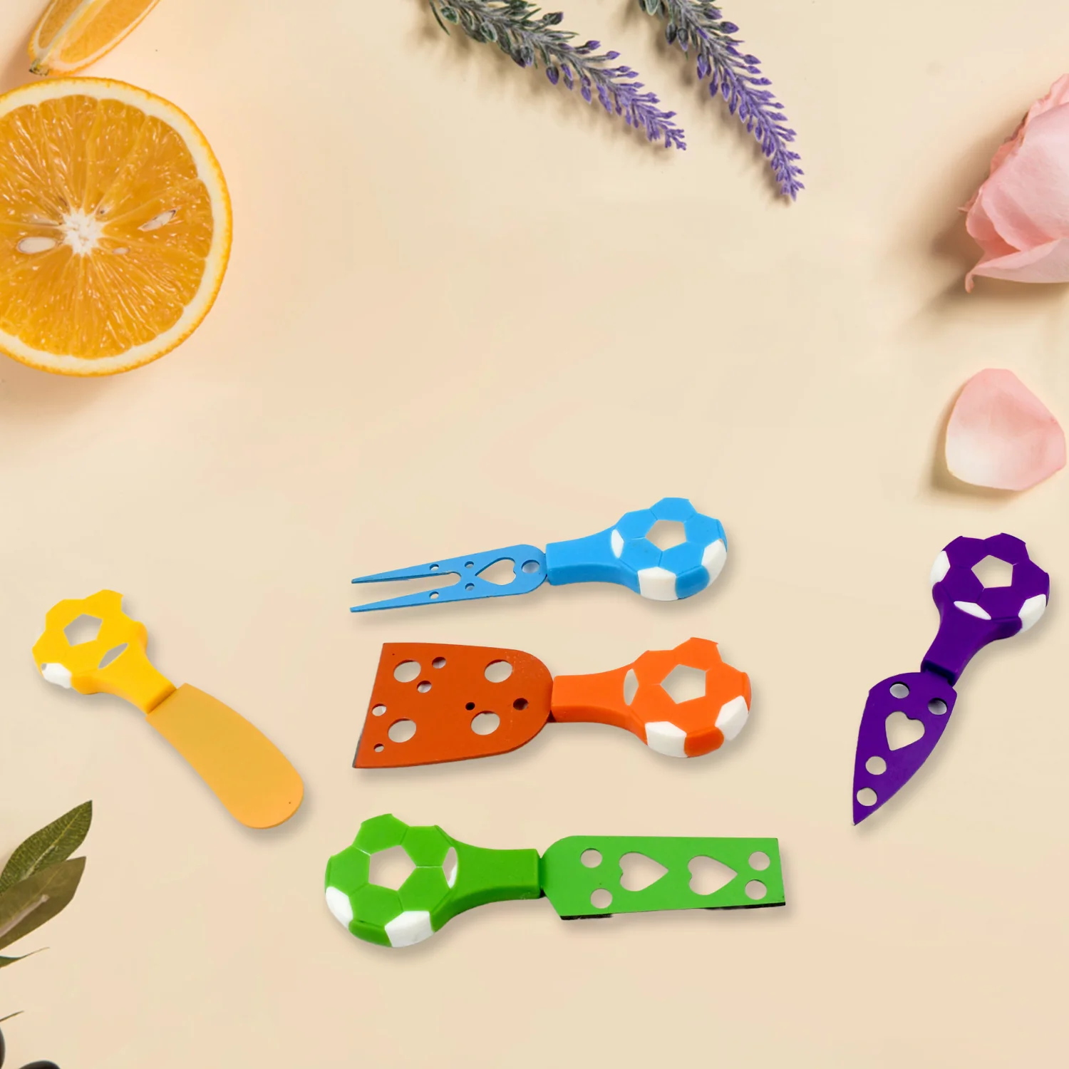 Football Soccer Cheese Knife Set (5 Pcs Set) - Image 7