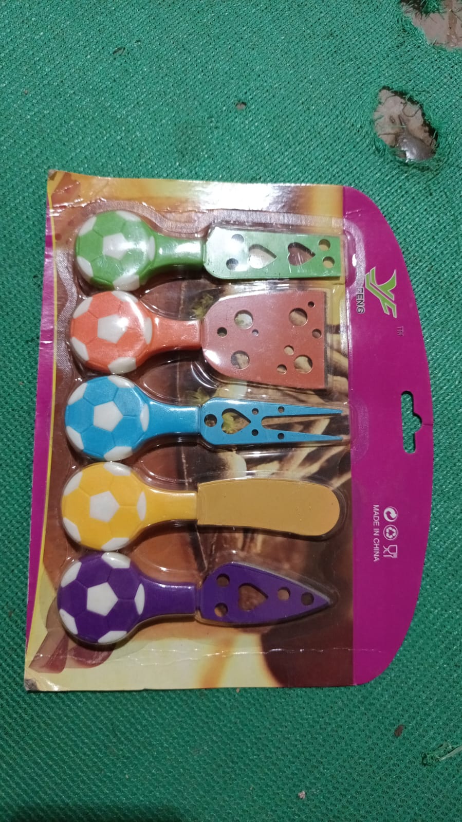 Football Soccer Cheese Knife Set (5 Pcs Set) - Image 8