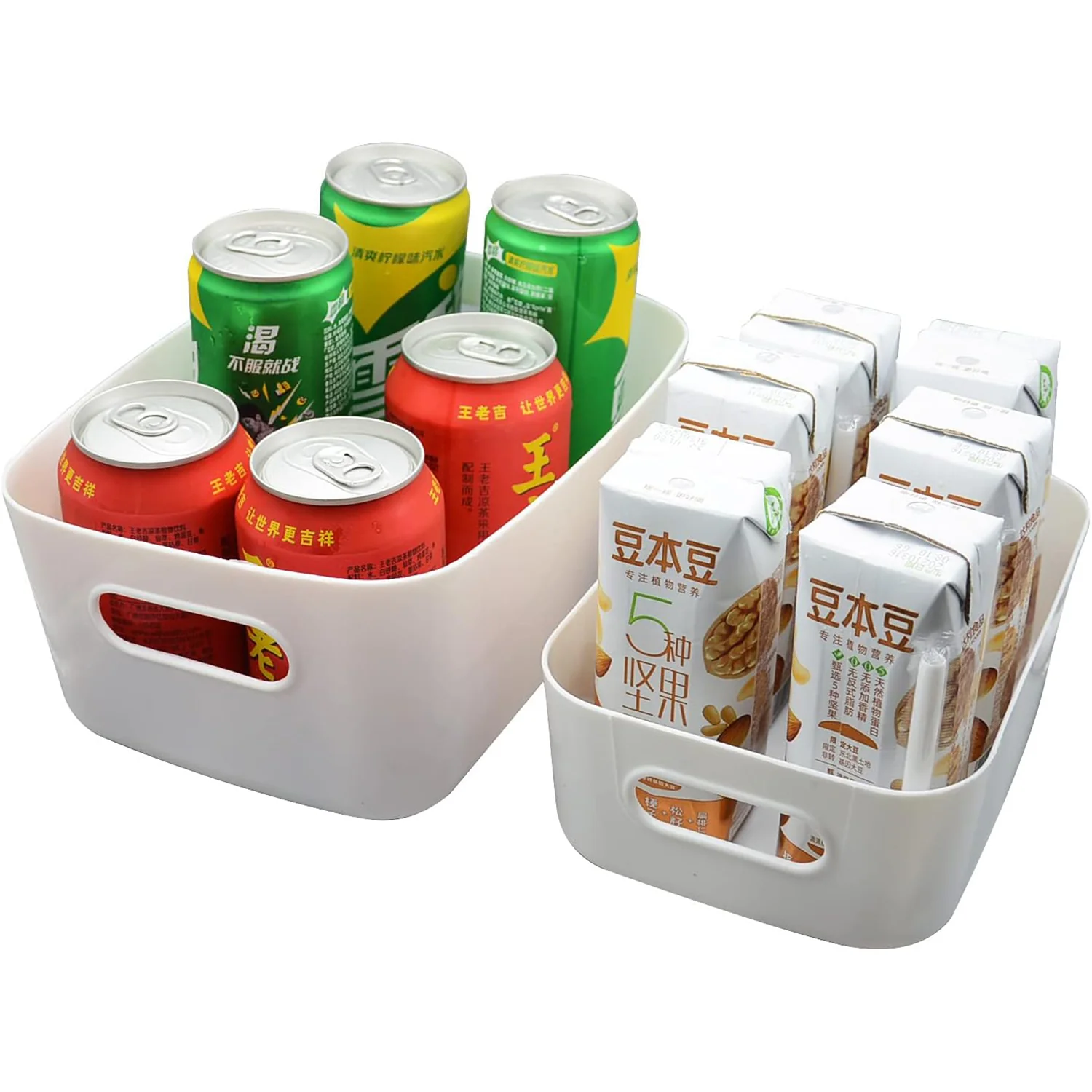 Storage Boxes Plastic Kitchen Storage Baskets (1 Pc / 21×15 Cm) - Image 3